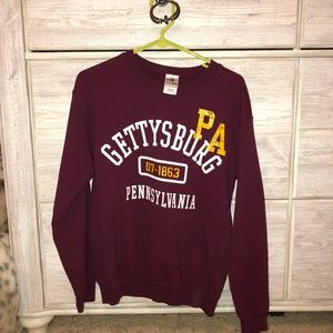 gettysburg pennsylvania sweatshirt